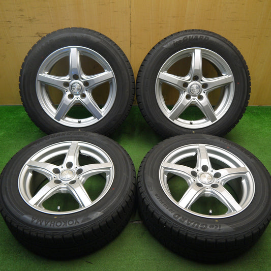 バリ溝！キレイ！9.5分★スタッドレス 205/60R16 ヨコハマ アイスガード iG50 プラス VIOLENTO ヴィオレント 16インチ PCD114.3/5H★5041401Hス