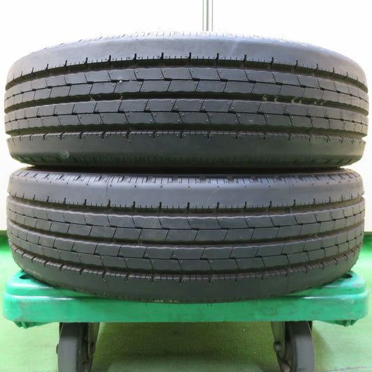 [送料無料] 新車外し！24年！ほぼ未使用★トラック タイヤ 205/75R16 113/111N ダンロップ エナセーブ SPLT50A 16インチ★4092409イノタ