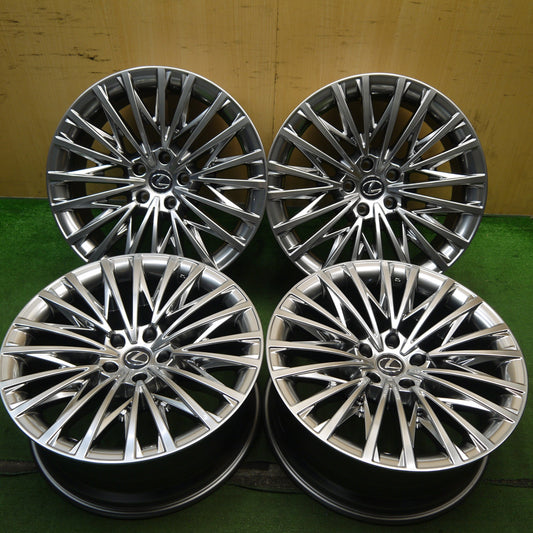 未使用★レクサス LS ハイパー クロム メタリック 純正 OP ホイール 20インチ 20×8.5J PCD120/5H★5070408Hホ