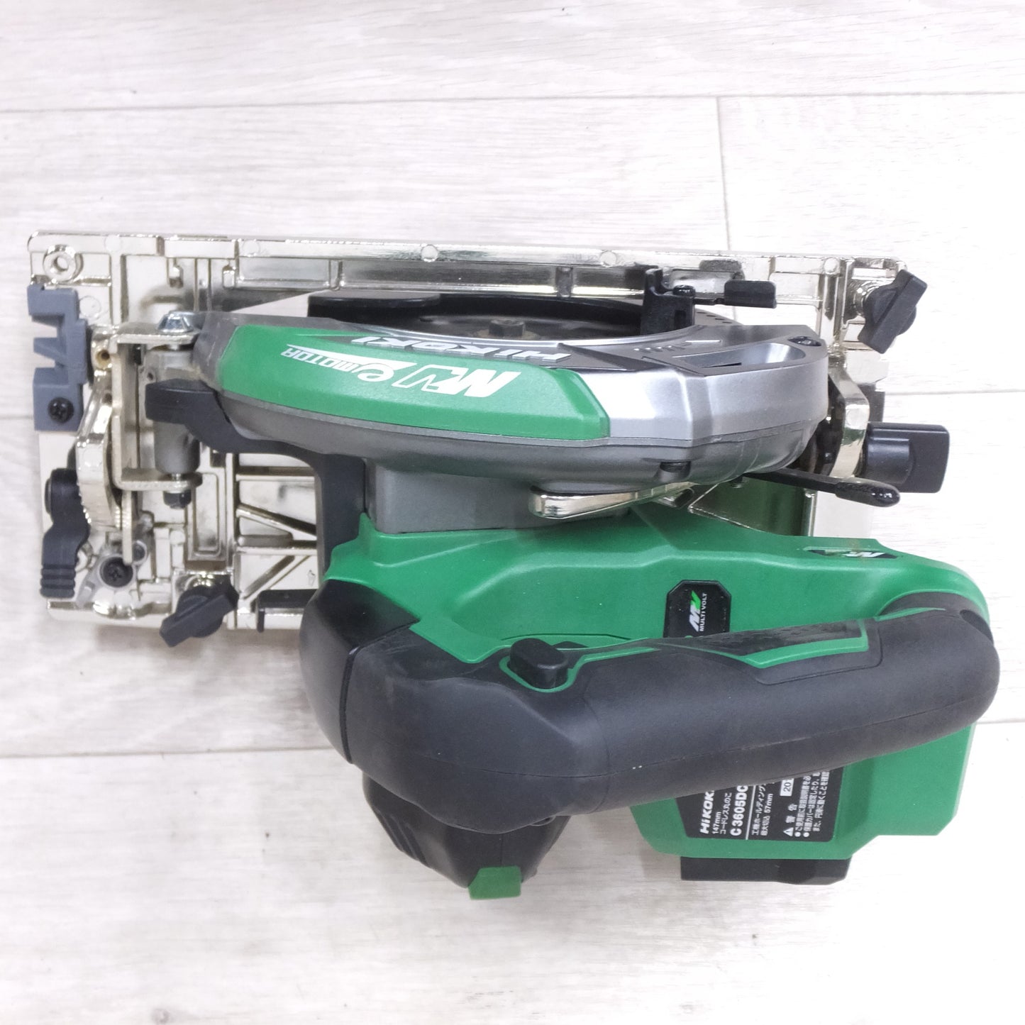 [送料無料] キレイ◆HIKOKI 147mm コードレス 丸のこ C3605DC 本体のみ ケース付き 木工用 マルノコ 丸ノコ 切断機 電動 工具◆