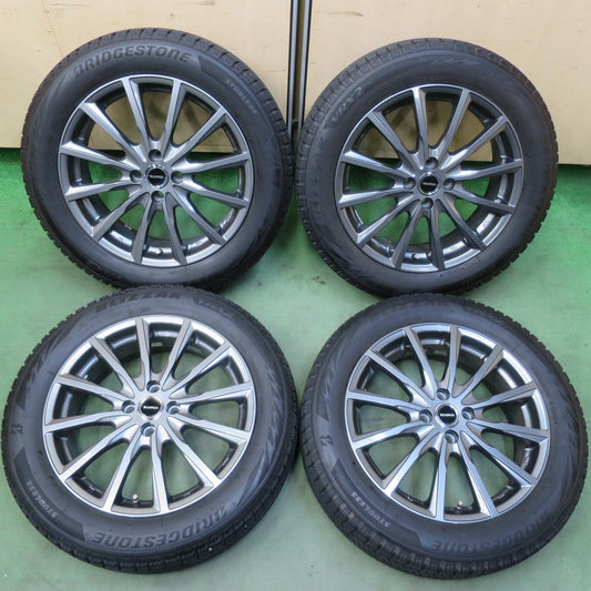 バリ溝！23年！キレイ！8.5分◎スタッドレス 195/60R17 ブリヂストン ブリザック VRX2 BALMINUM AR12 バルミナ 17インチ PCD100/4H◎6080604イス