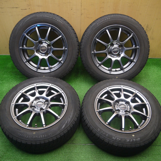 [送料無料] キレイ★スタッドレス 165/65R14 ブリヂストン ブリザック VRX SCHNEIDER シュナイダー 14インチ PCD100/4H★4111202Hス