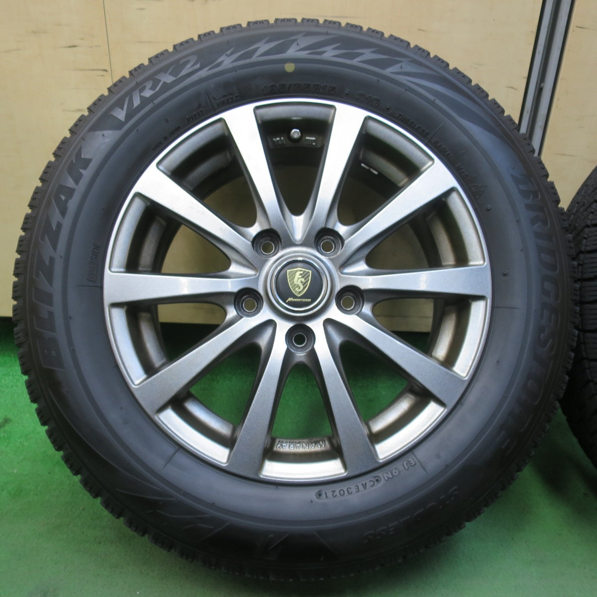 4本価格！21年★スタッドレス 195/65R15 ブリヂストン ブリザック VRX2 MANARAY SPORT マナレイスポーツ 15インチ PCD114.3/5H★5102302イス