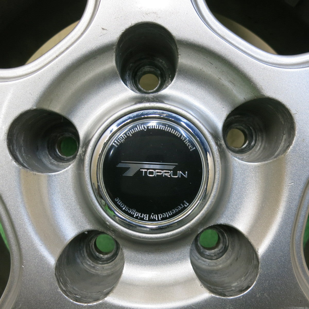 4本価格★TOPRUN ブリヂストン製 15インチ ホイール トップラン 15×6J PCD114.3/5H★5071809SYホ