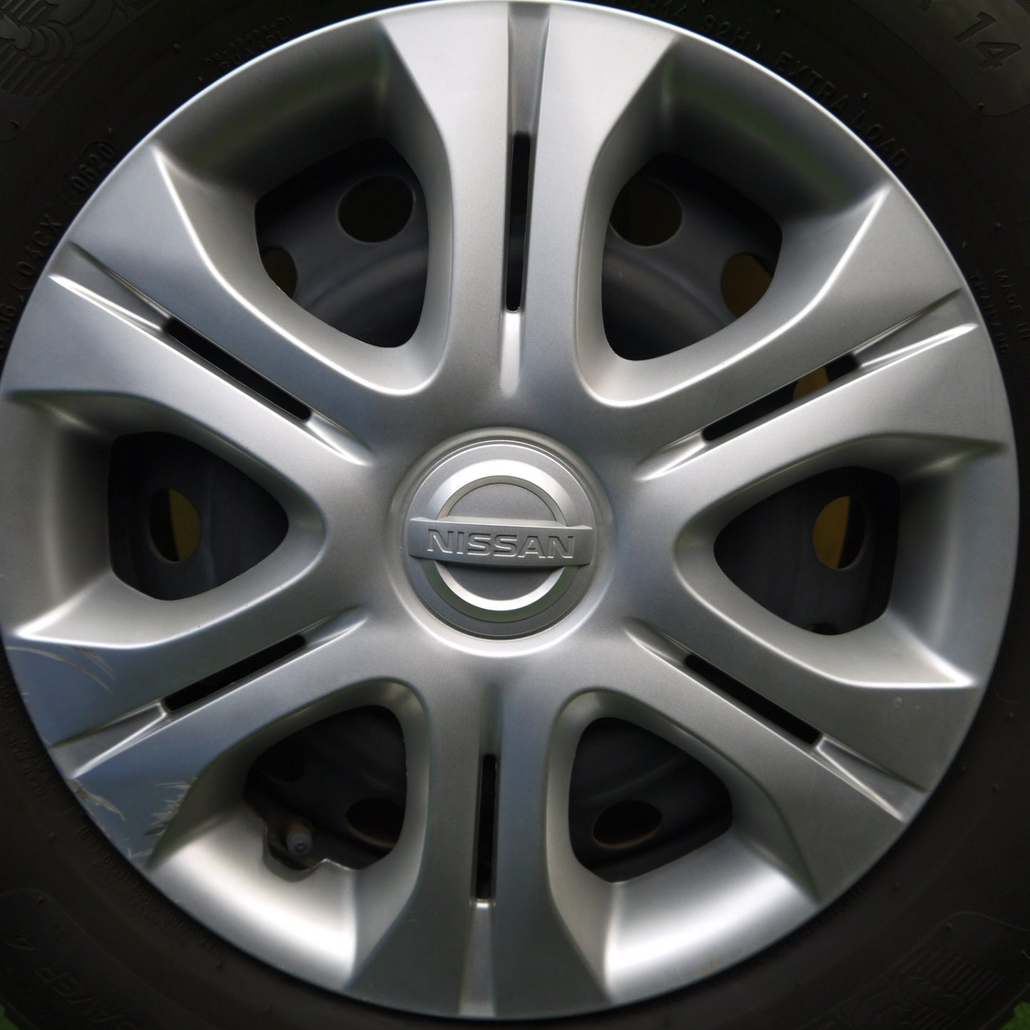 1本価格★日産 E12 ノート 純正 スチール 185/70R14 ミシュラン エナジーセイバー4 14インチ PCD100/4H★6040107Hノ