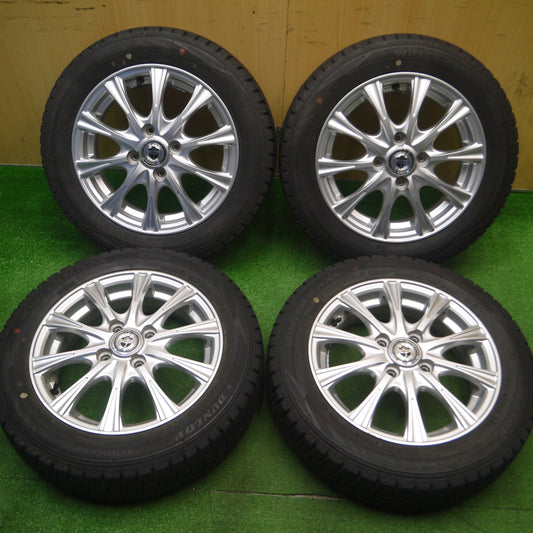 [送料無料] バリ溝！22年！9.5分★スタッドレス 155/65R14 ダンロップ ウインターマックス WM02 JOKER ジョーカー 14インチ PCD100/4H★4111102Hス