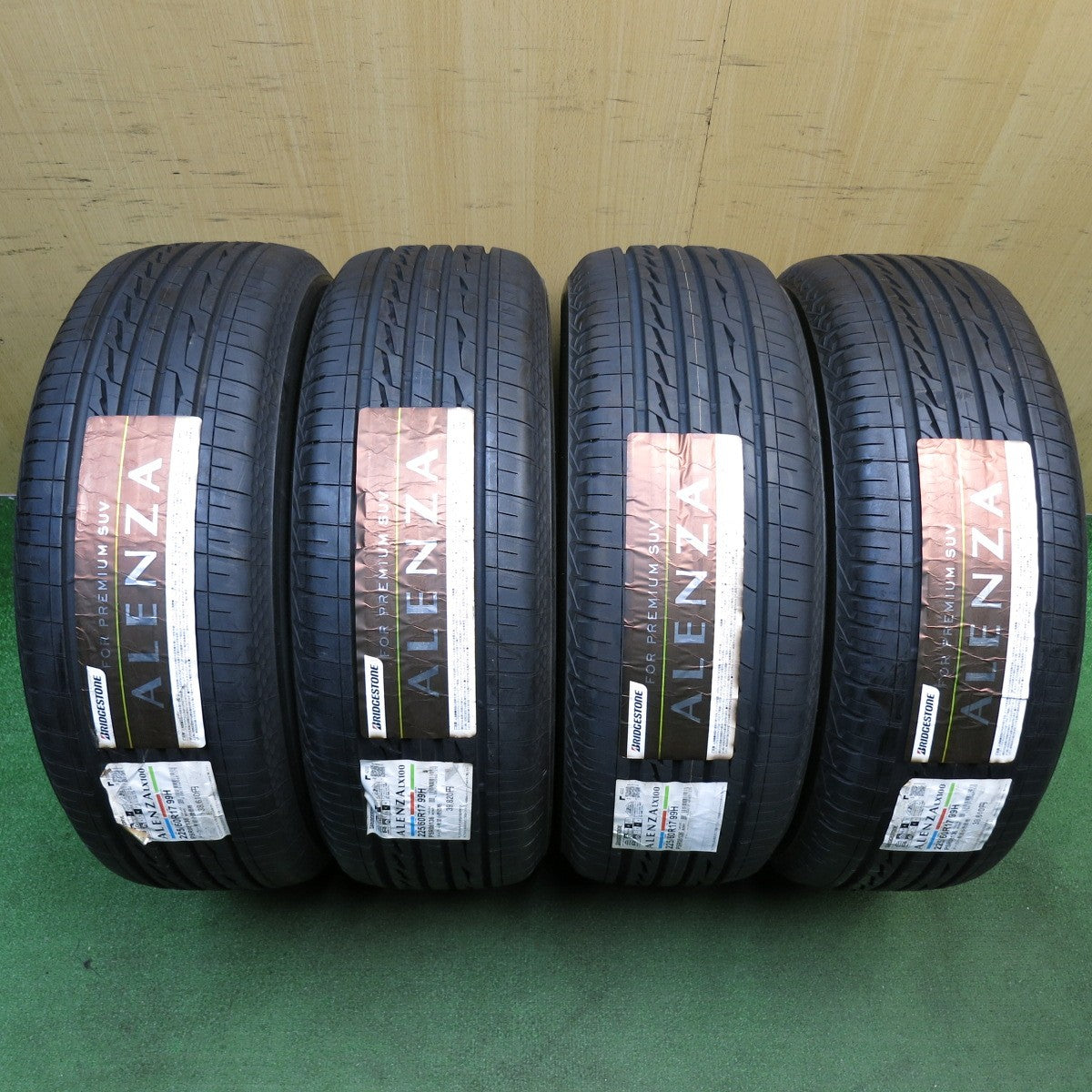 未使用！22年◎225/60R17 ブリヂストン アレンザ LX100 タイヤ 17インチ エクストレイル XV フォレスター アルファード 等◎6100204KKノタ