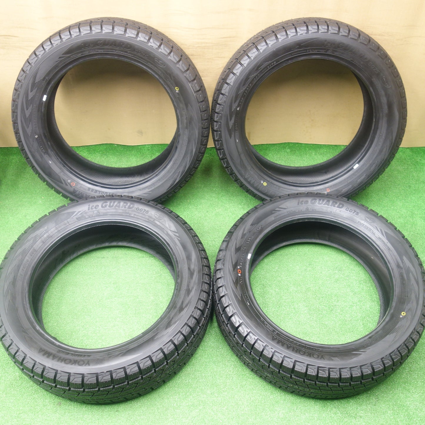 未使用！25年★スタッドレス 225/55R19 ヨコハマ アイスガード G075 タイヤ 19インチ 40系 アルファード ヴェルファイア CX-8 CX-5 等★6011202KTスタ