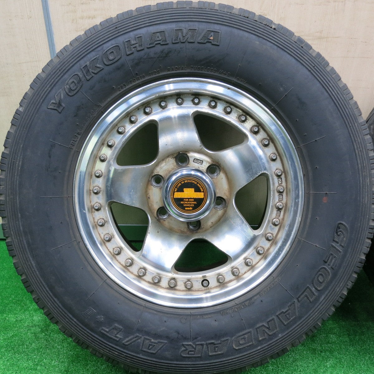 *送料無料* 4本価格★WEDS ADVENTURE 265/70R16 ヨコハマ ジオランダー A/T+Ⅱ ウェッズ アドベンチャー PCD139.7/6H★4072802HAノ