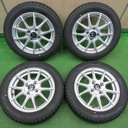 超バリ溝!22年!キレイ!9.5分以上★スタッドレス 155/65R14 グッドイヤー アイスナビ8 STRANGER ストレンジャー 14インチ PCD100/4H★4120901TNス