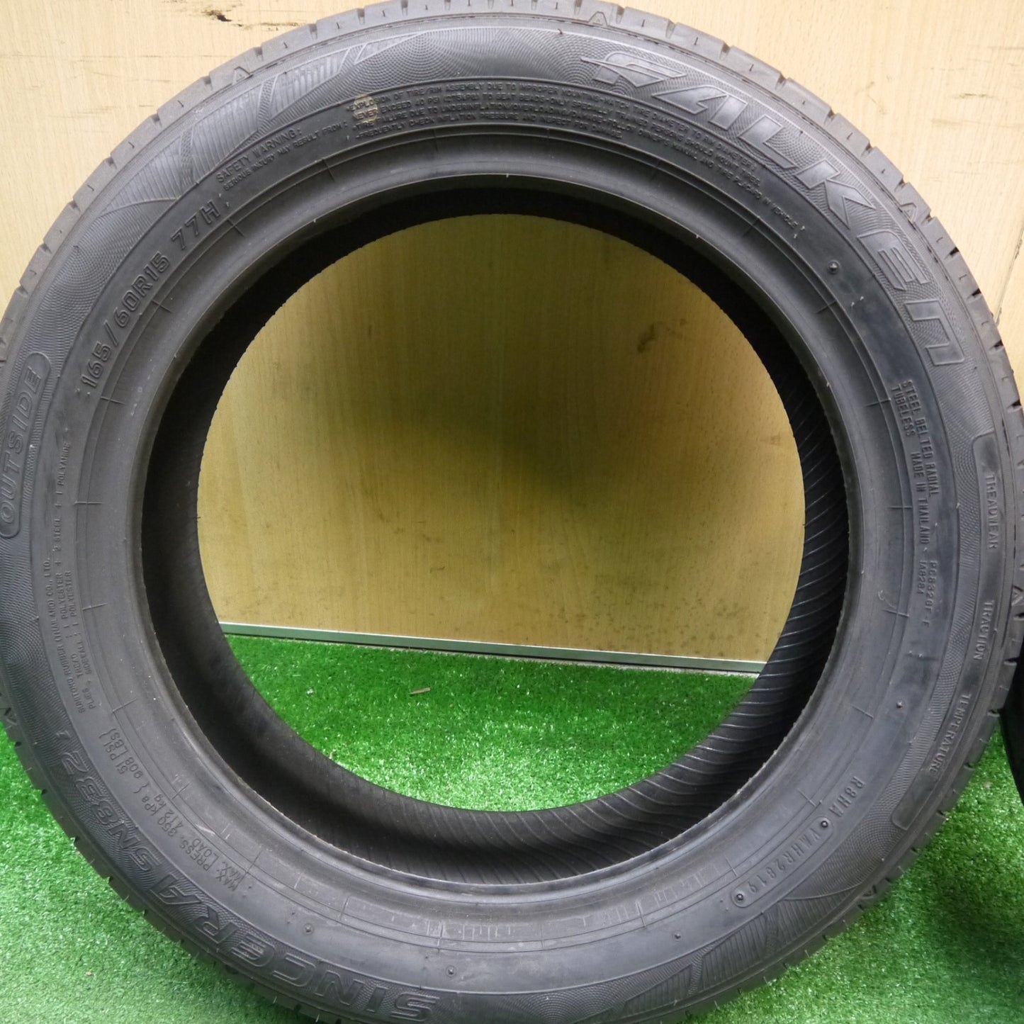 未使用！2本★165/60R15 ファルケン シンセラ SN832 タイヤ 15インチ デリカ D:2 ハスラー フレア クロスオーバー ソリオ 等★6012601Hノタ