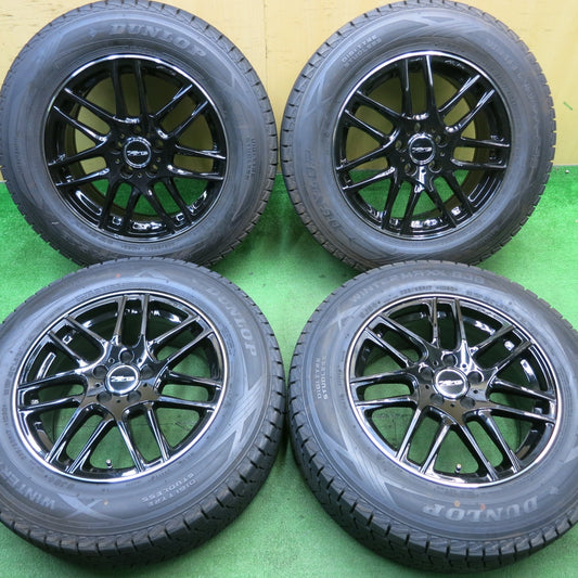バリ溝！22年！キレイ！9.5分以上★アウディ 等 EURO AFG 235/65R17 スタッドレス ダンロップ ウインターマックス SJ8 SJ8+ 17インチ PCD112/5H★5051204NJス