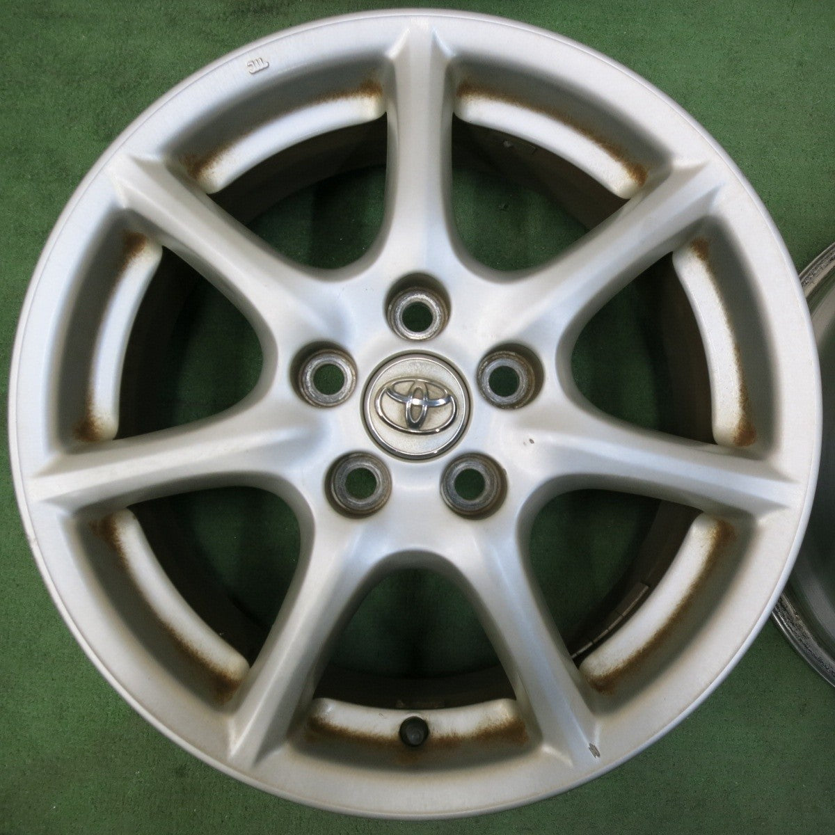 4本価格★トヨタ 50系 エスティマ 純正 ホイール 17インチ 17×7J PCD114.3/5H★5021406SYホ