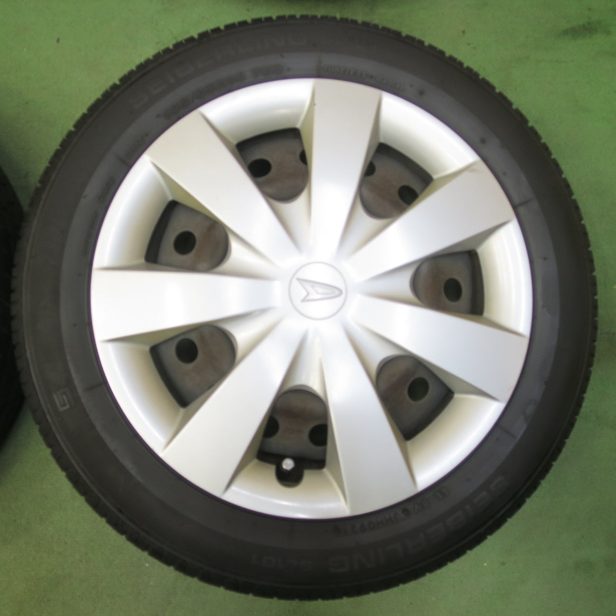 4本価格◎ダイハツ ミライース 純正 スチール 155/65R14 セイバーリング SL101 14インチ PCD100/4H◎6071301イノ