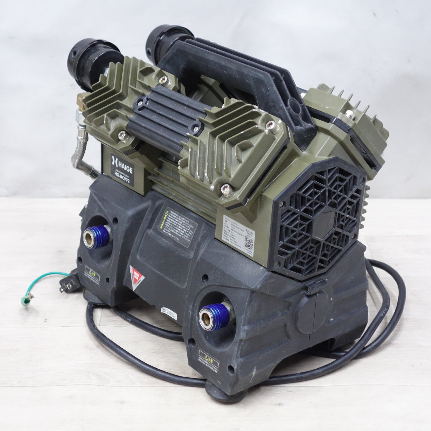 [送料無料] 付属品付き◆ハイガー エア コンプレッサー 静音 100V HG-DC992 サブタンク HG-20LT 容量 20L HAIGE◆