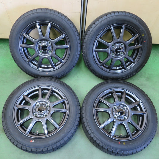 ほぼ未使用！25年！キレイ★スタッドレス 155/65R14 グッドイヤー アイスナビ7 EMBELY S10 エンベリー 14インチ PCD100/4H★6042506イス