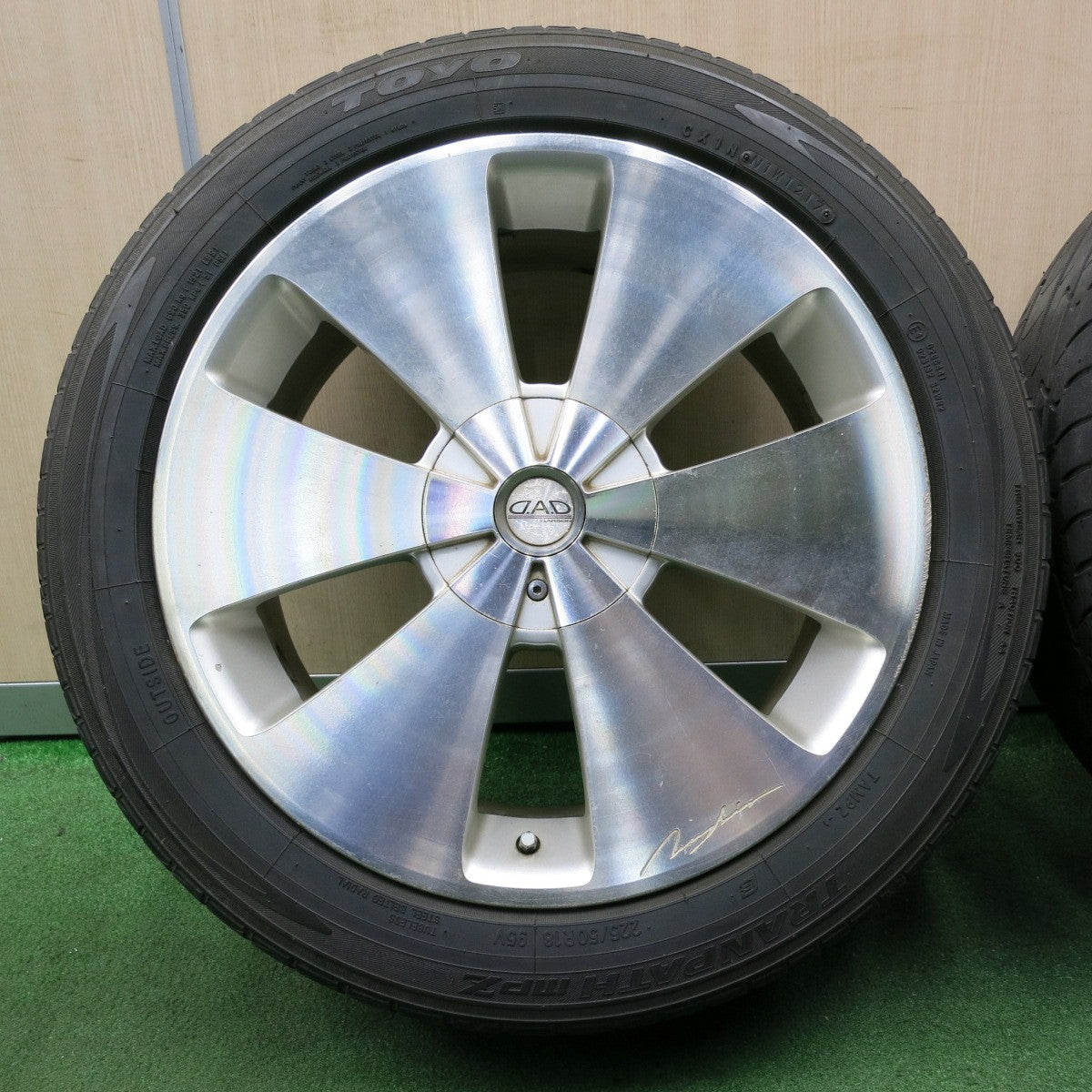 *送料無料* 4本価格★D.A.D GARSON ZUENGLEIN 225/50R18 トーヨー トランパス MPZ DAD ギャルソン ツェンレイン PCD114.3/4H 5H★4031808NJス