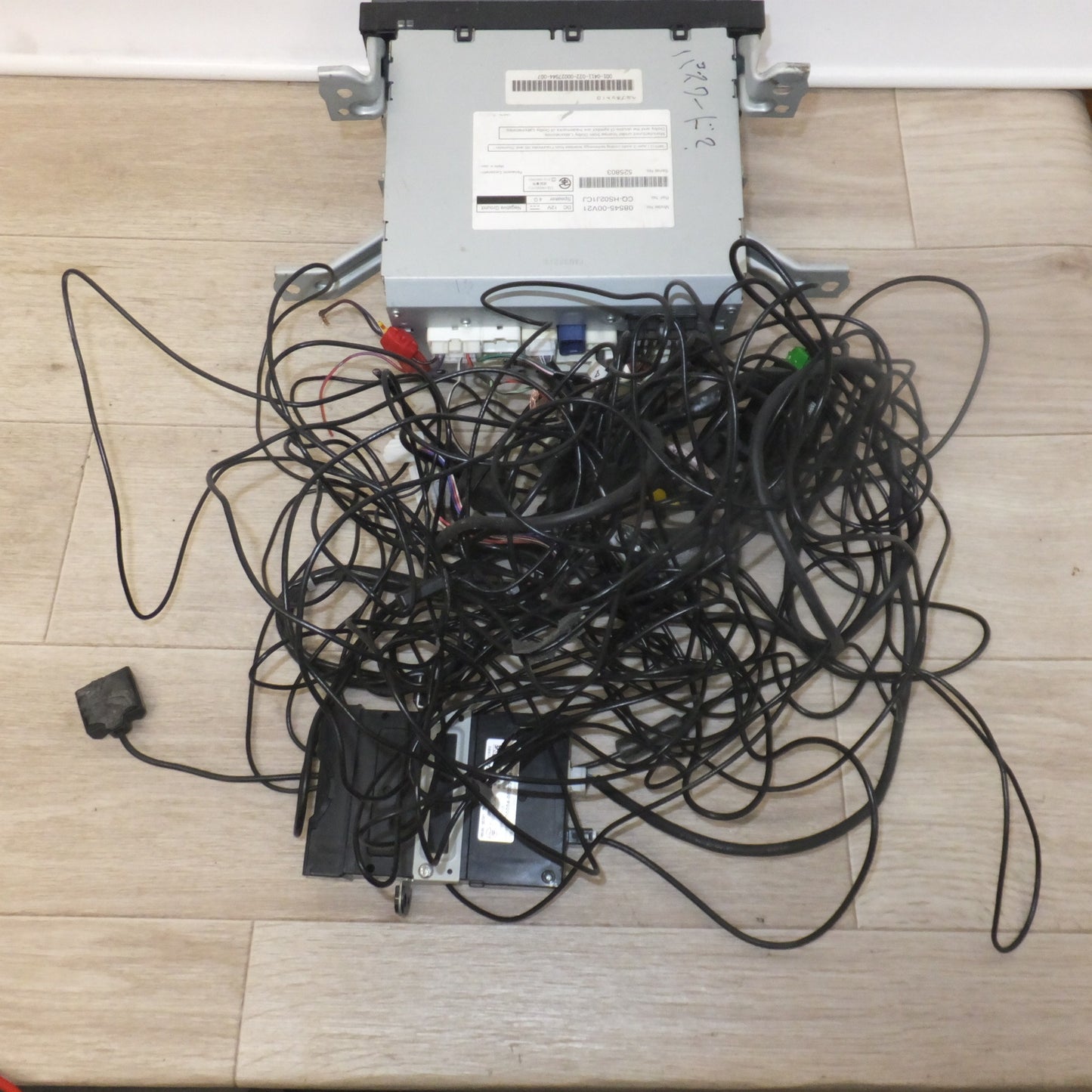 [送料無料] 現状品★パナソニック製 トヨタ 純正 HDDナビゲーション NHZN-X62G 08545-00V21　セキュリティロック品(83★