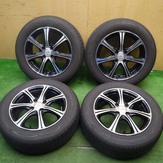 バリ溝 22年 9.5分★175/65R15 トーヨー ナノエナジー3 プラス EuroSpeed MANARAY SPORT ユーロスピード PCD100/4H★5033101Hノ