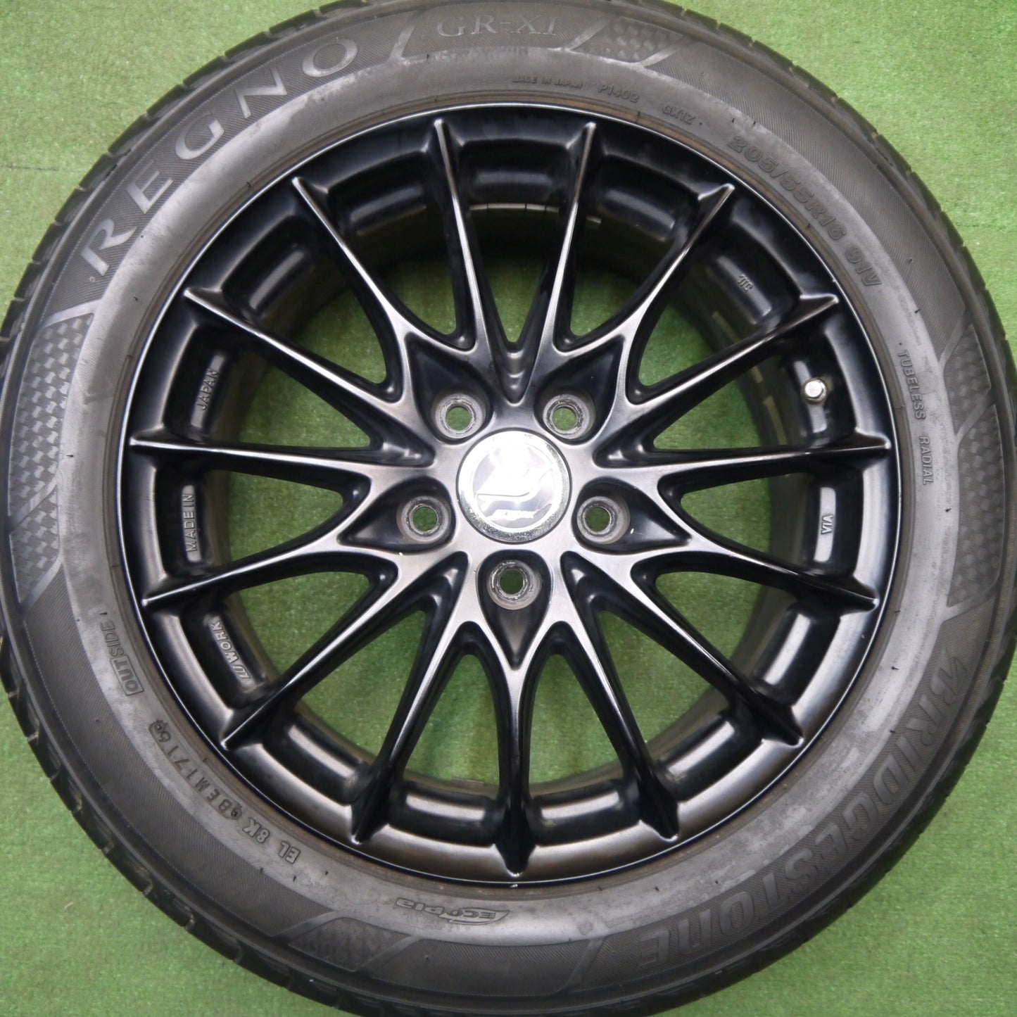 4本価格★ボルボ 等 WORK IMPORT LABEL IL-1F5NMBL 205/55R16 ブリヂストン レグノ GR-XI ワーク インポート レーベル 16インチ PCD108/5H★6011307Hノ