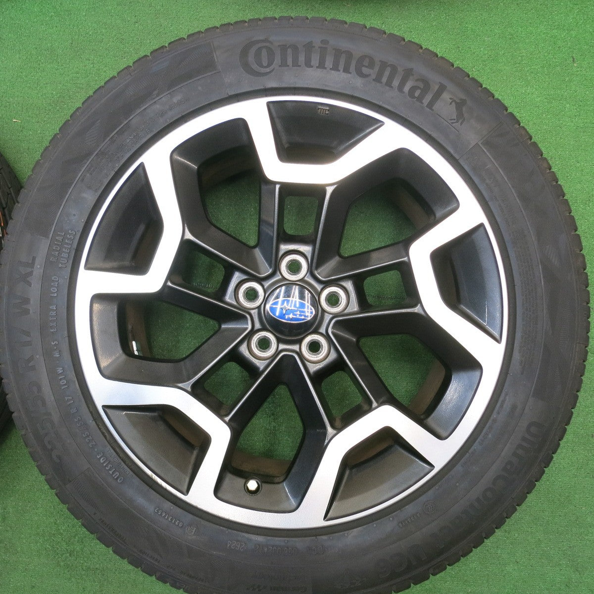 未使用！24年★スバル GP7 XV 純正 225/55R17 コンチネンタル ウルトラコンタクト UC6 17インチ PCD100/5H★5042203TNノ