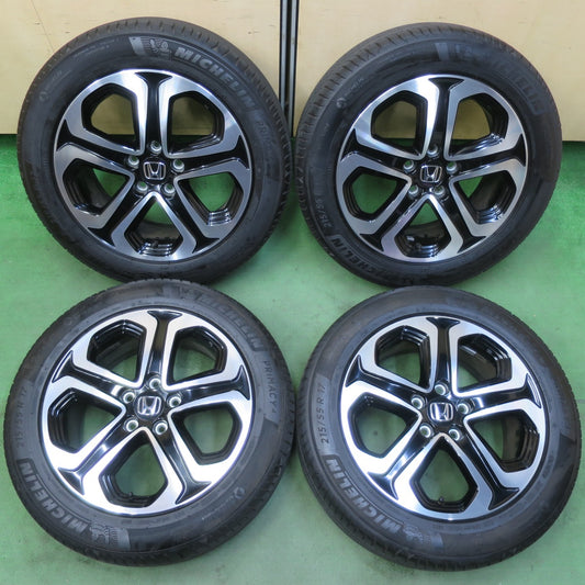 バリ溝！24年！キレイ！9分★ホンダ RU ヴェゼル Zグレード 純正 215/55R17 ミシュラン プライマシー4 17インチ PCD114.3/5H★5082607イノ