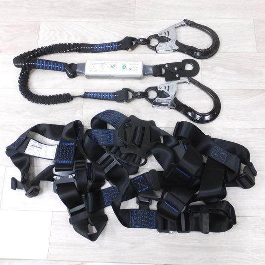 [送料無料] 美品◆大華 墜落制止用器具 フル ハーネス EN-354 袋付き 安全帯 安全ベルト 現場◆