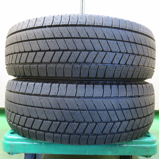 ほぼ未使用！24年！2本★スタッドレス 225/65R17 ブリヂストン ブリザック VRX3 タイヤ 17インチ 40系 アルファード ヴェルファイア 等★5112002イスタ