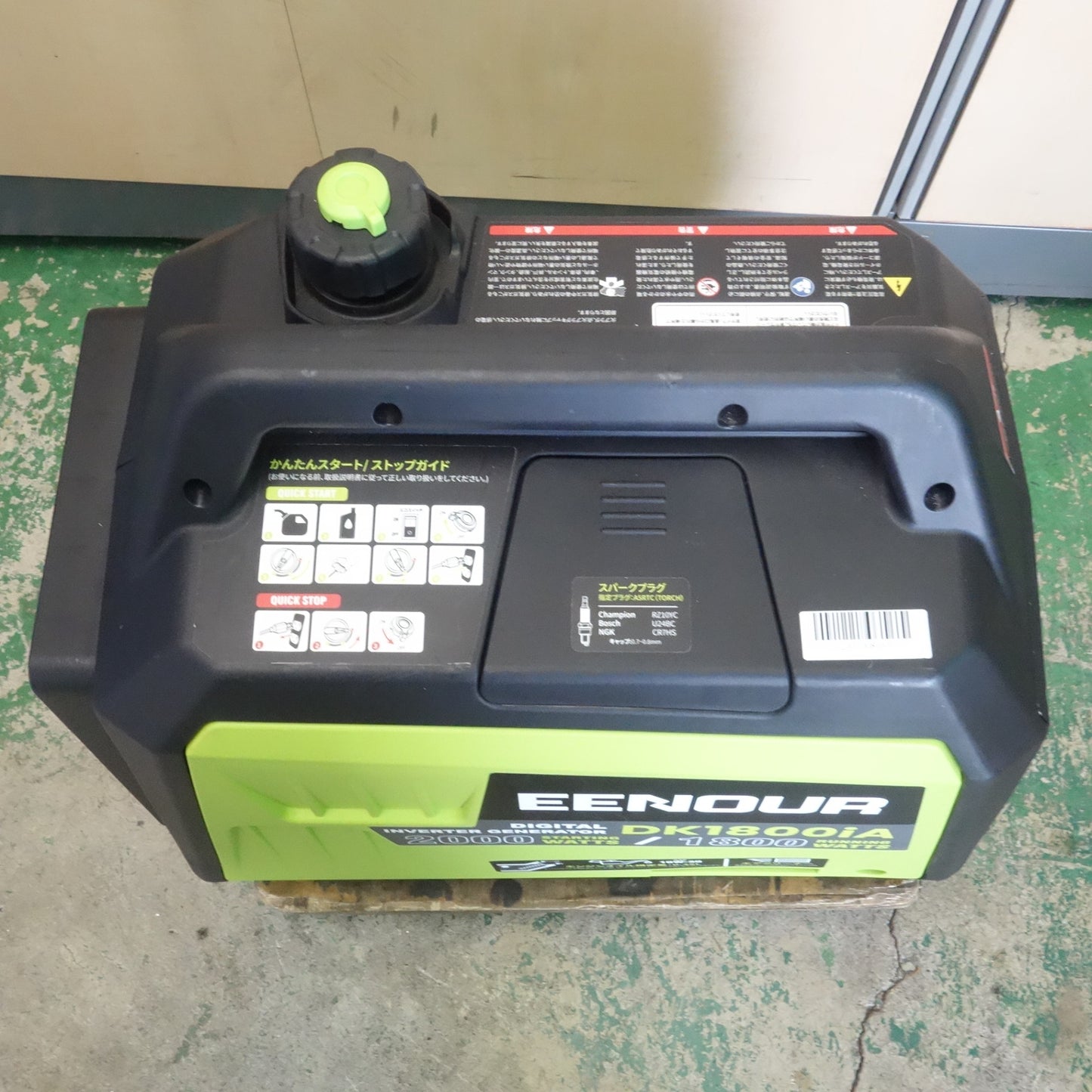 [送料無料] ほぼ未使用☆EENOUR インバーター ガソリン 発電機 DK1800iA 定格出力 1.8kVA 正弦波 防音型 軽量 高出力 静音☆