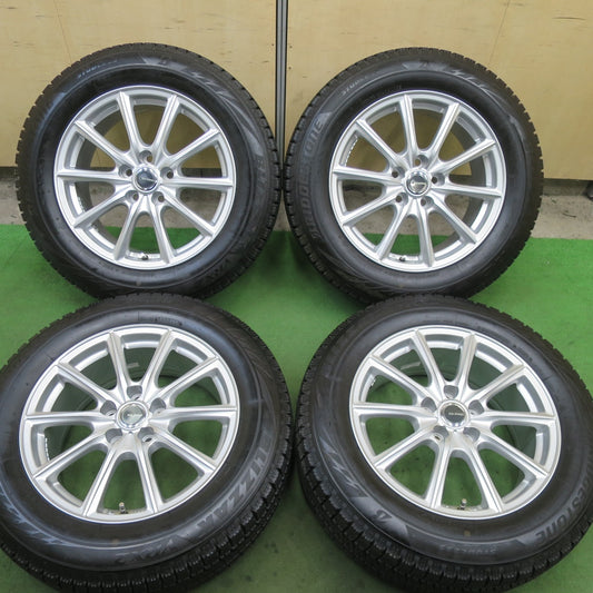 バリ溝！キレイ！9.5分★スタッドレス 225/60R17 ブリヂストン ブリザック VRX2 ECO FORME エコフォルム 17インチ PCD114.3/5H★6022108TTス