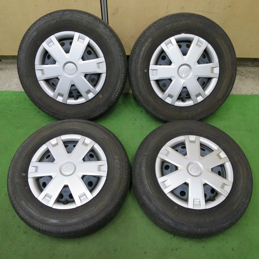 キレイ！22年★スバル サンバー バン 純正 スチール 145/80R12 80/78N ヨコハマ JOB RY52 SAMBAR 12インチ PCD100/4H★6030202ナノ