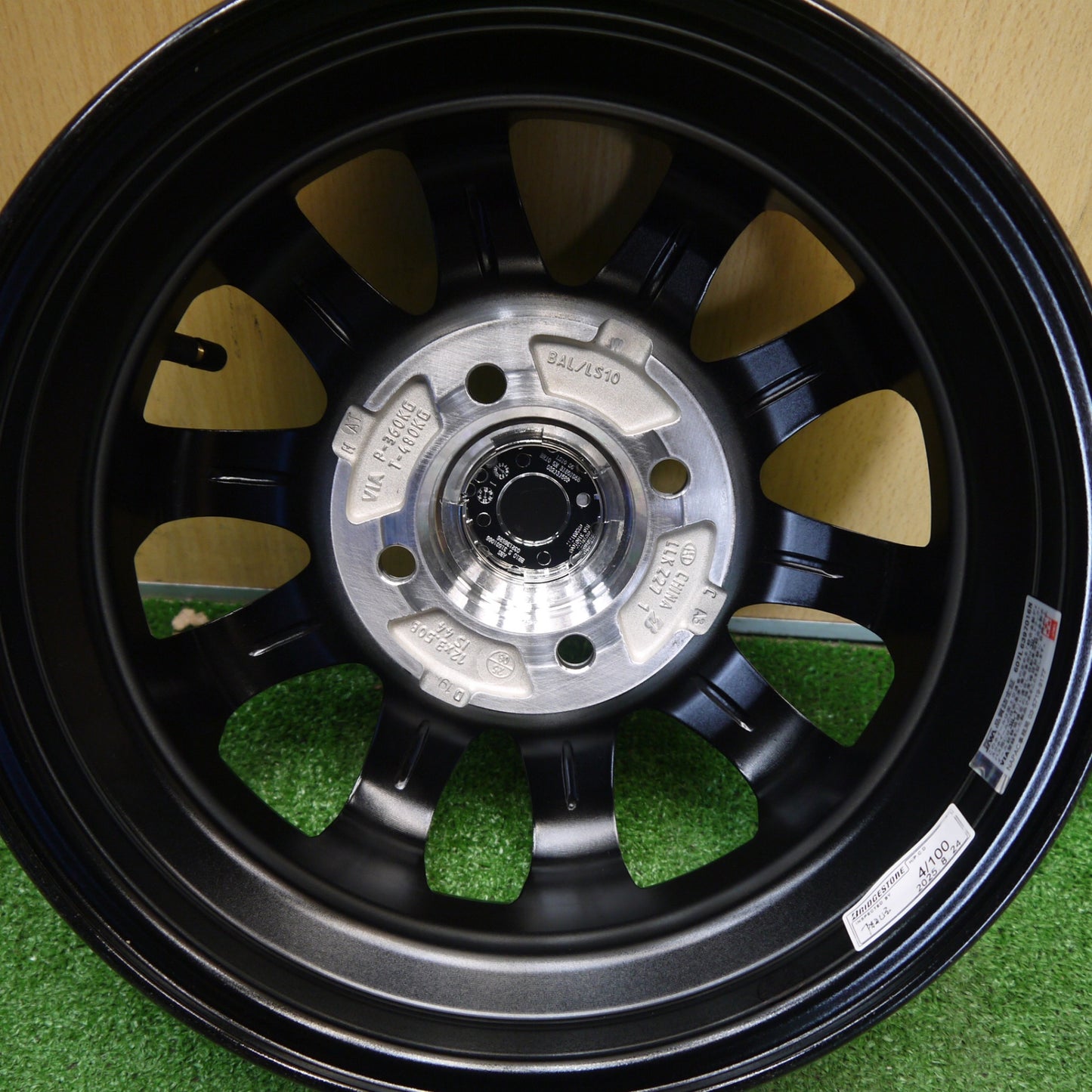 未使用★BALMINUM バルミナ BAL/LS10 12インチ ホイール 12×3.50B PCD100/4H★6042207Hホ