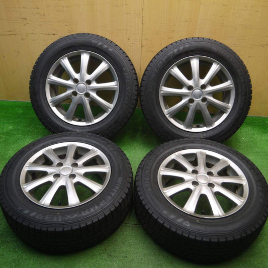 バリ溝！20年！キレイ！9.5分★スタッドレス 185/65R15 ダンロップ ウインターマックス03 STYTZ 15インチ PCD100/4H★4121608Hス