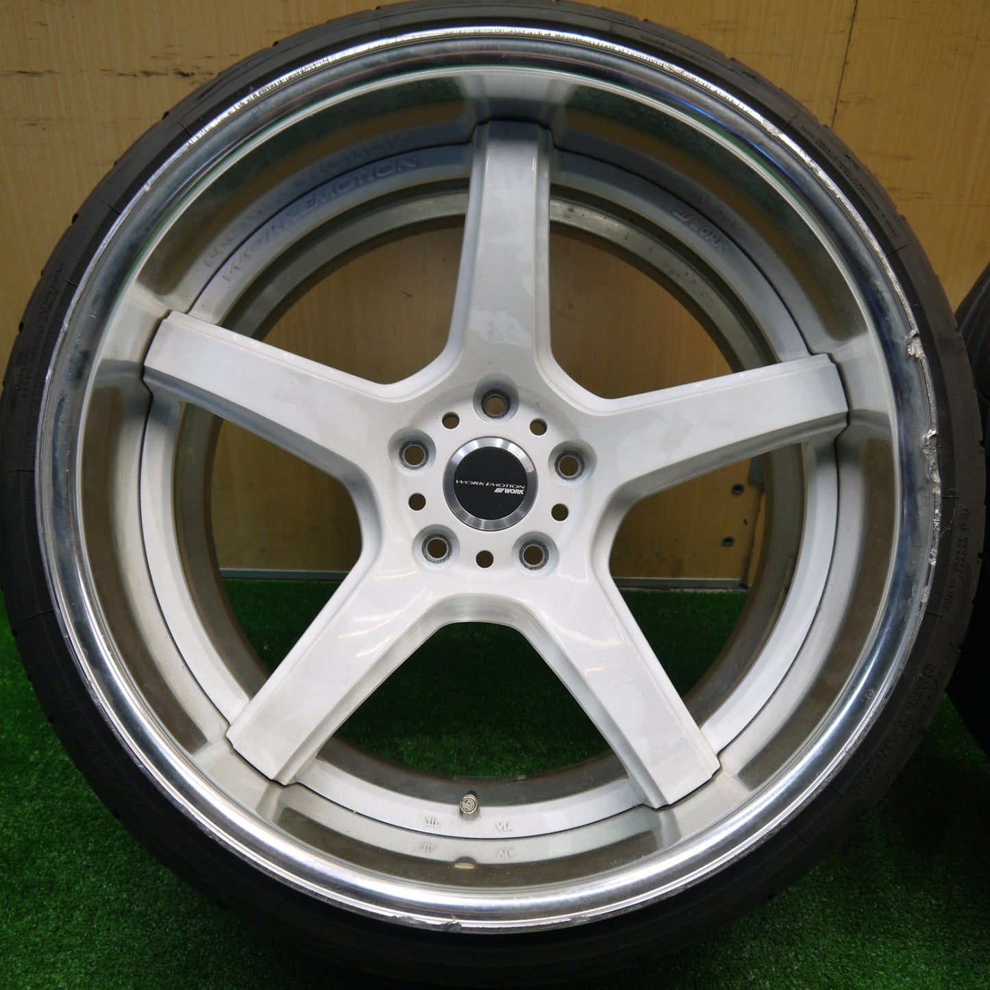 バリ溝！8.5分★WORK EMOTION T5R2P 215/35R19 225/35R19 ニットー NT555 G2 ワーク エモーション 19インチ PCD114.3/5H★5102006Hノ