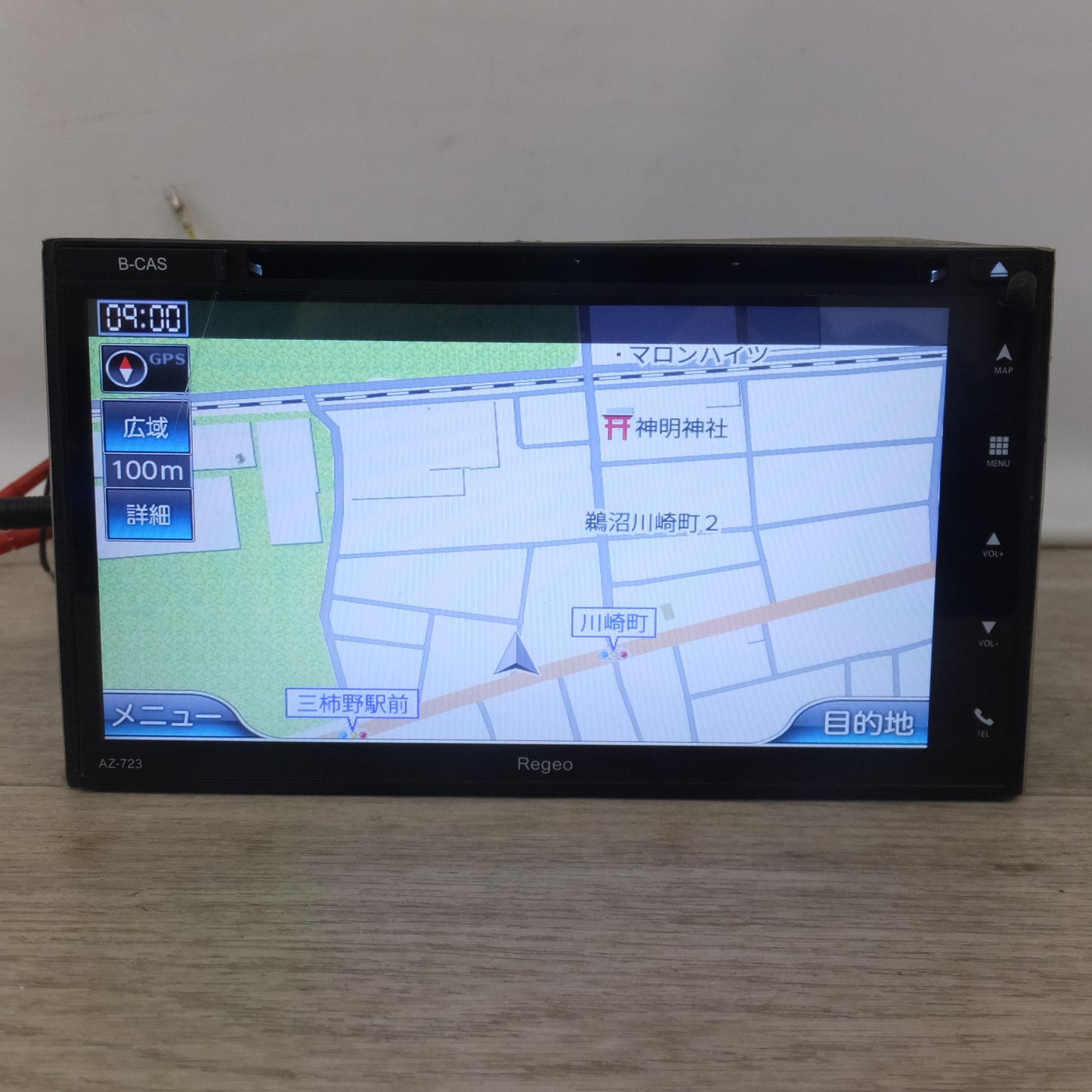 [送料無料] 現状品★イノベイティブ販売 レゲオ Regeo メモリーナビゲーション AZ-723(53)★