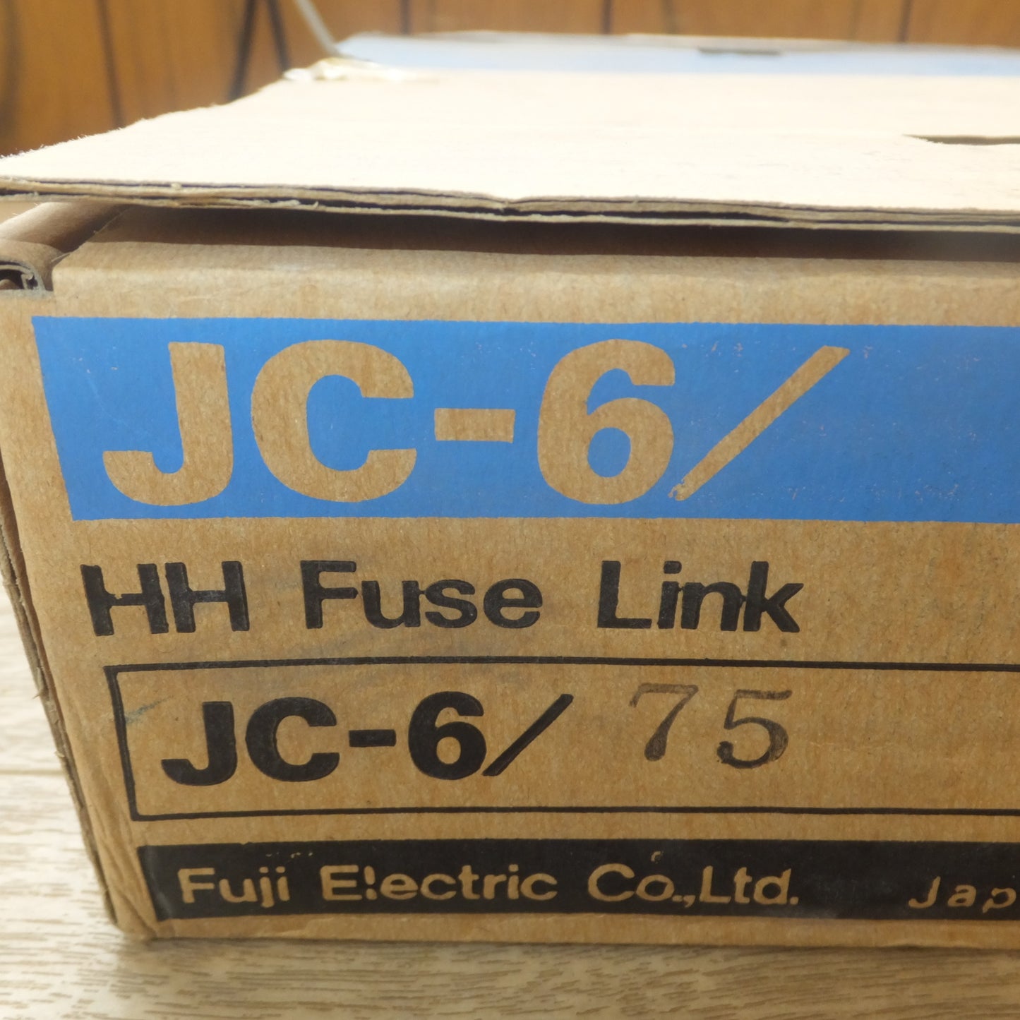 [送料無料] 未使用★富士電機 Fuji 高圧限流ヒューズ JC-6/75 3個入 1箱(2)★