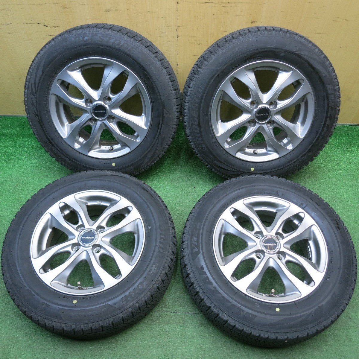 4本価格★スタッドレス 175/70R14 ブリヂストン ブリザック VRX2 BALMINUM DS-M バルミナ 14インチ PCD100/4H★6032802HAス