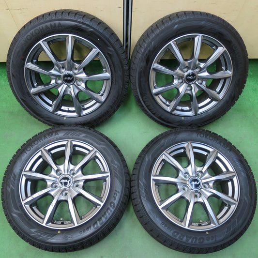 タイヤほぼ未使用！24年！キレイ★アウディ 等 B.S.J 205/55R16 スタッドレス ヨコハマ アイスガード iG60 BILLET STAR JAPAN 16インチ PCD112/5H★5040903イス