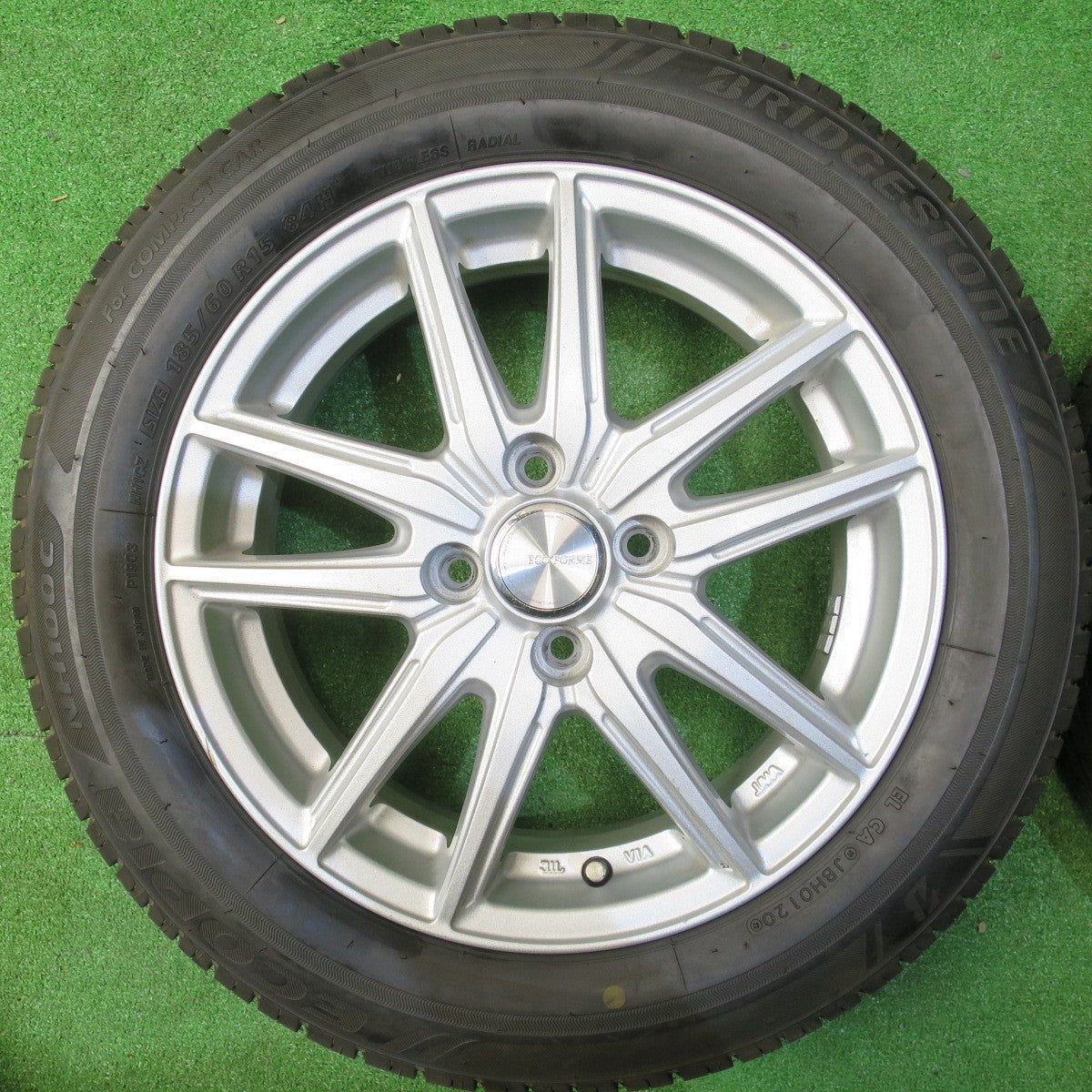 バリ溝！9.5分★185/60R15 グッドイヤー EfficientGrip ECO hybrid ブリヂストン エコピア NH100C ECO FORME SE-20 エコフォルム 15インチ PCD100/4H★6050602NJノ