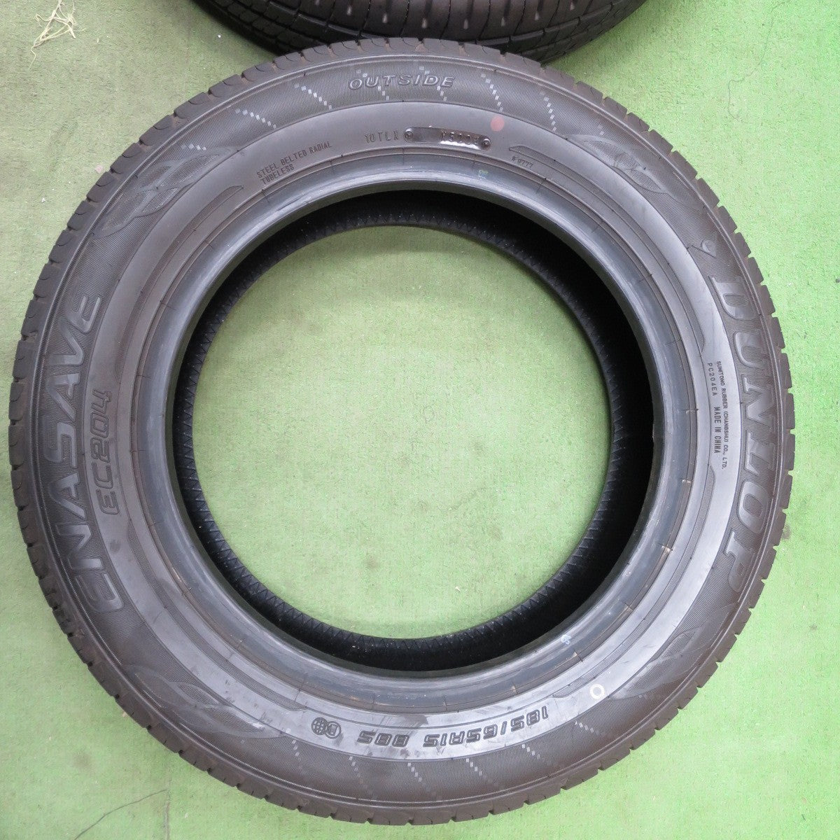 未使用！24年◎185/65R15 ダンロップ エナセーブ EC204 タイヤ 15インチ ノート フリード ティーダ マツダ2 デミオ 等◎6090902NGノタ