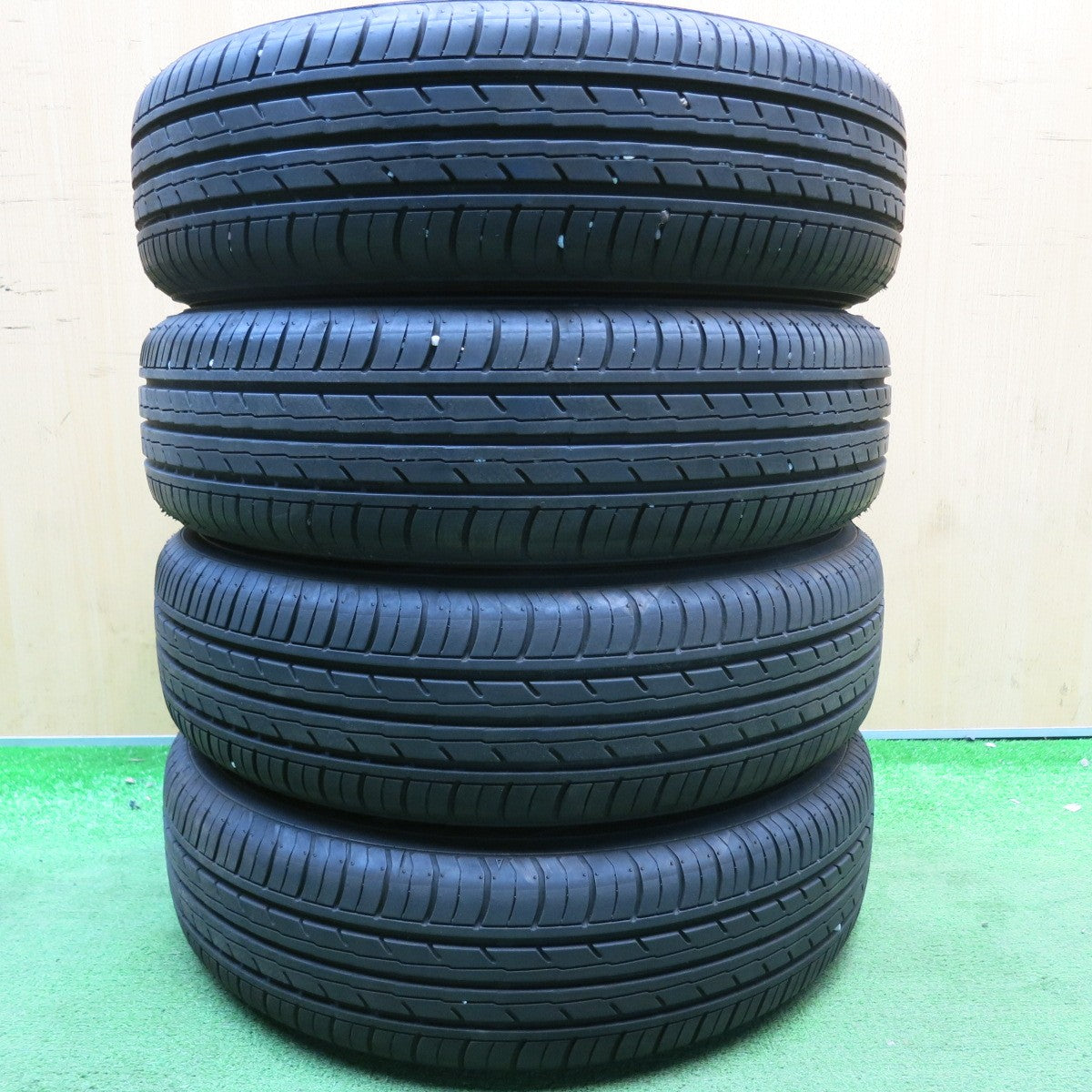 4本価格！24年★155/65R14 ヨコハマ BluEarth-ES ES32 スチール ホイール ブルーアース 14インチ PCD100/4H★6050302HAノ