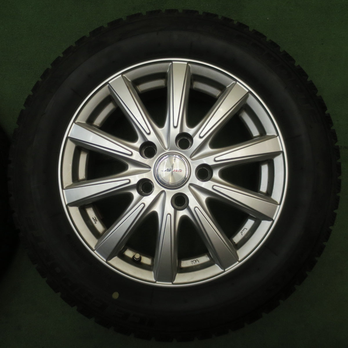 バリ溝！22年！キレイ！9分◎スタッドレス 195/65R15 アイスエスポルテ JOKER ジョーカー 15インチ PCD114.3/5H◎6071703NJス