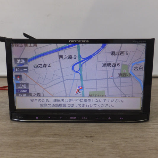 [送料無料] 現状品★カロッツェリア carrozzeria AV一体型メモリーナビゲーション 楽ナビ AVIC-MRZ09[11-2]★