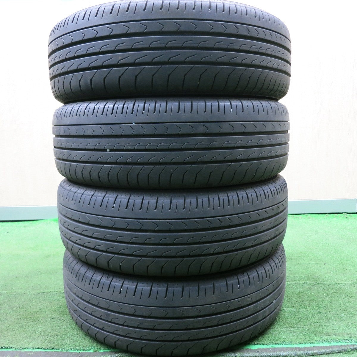 *送料無料* バリ溝！21年！8.5分★軽サイズ 165/60R14 ヨコハマ BluEarth-RV RV03 CK ブルーアース 社外 アルミ 14インチ PCD100/4H★4051909HAノ