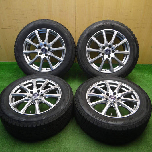 バリ溝！22年！キレイ！9.5分★スタッドレス 215/60R17 ヨコハマ アイスガード iG60 TIRADO Eta LA STRADA ティラード ラストラーダ 17インチ PCD114.3/5H★5011405Hス