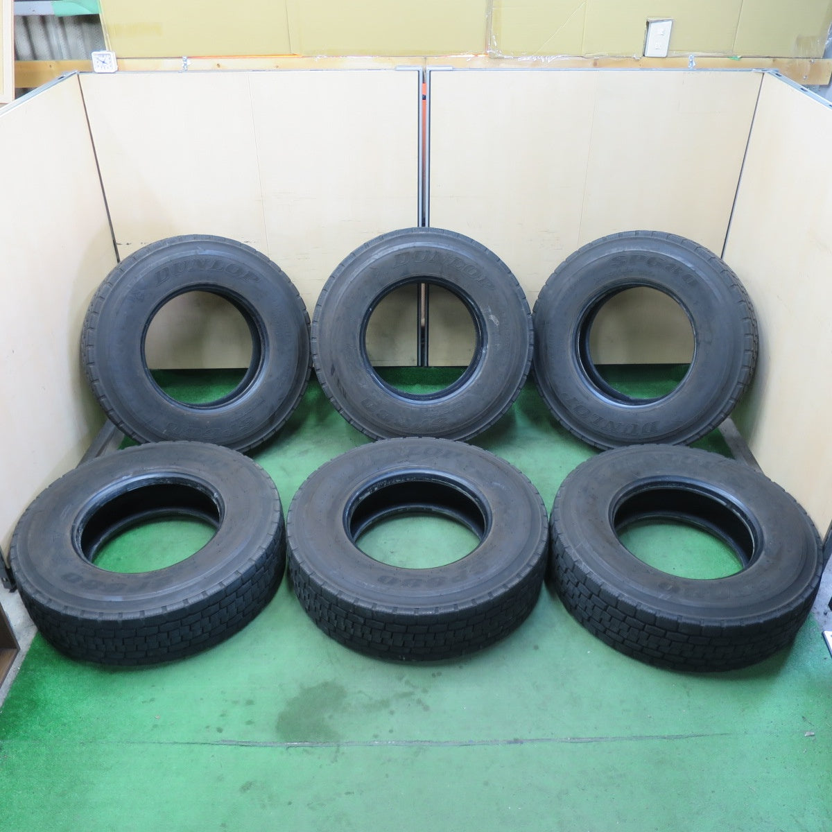 バリ溝！21年！9分！6本★トラック タイヤ 245/80R17.5 133/131J ダンロップ デクテス SP680 ミックス オールシーズン DECTES 17.5インチ★5041607イノタ