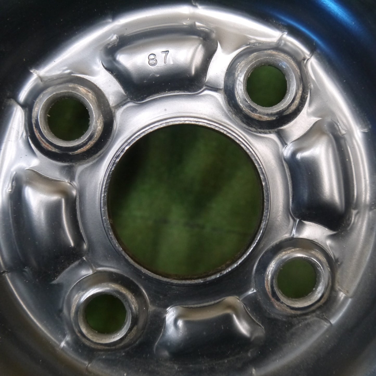 バリ溝！9.5分★マツダ デミオ 純正 スチール 175/65R14 ダンロップ エナセーブ EC204 14インチ PCD100/4H★6011604Hノ