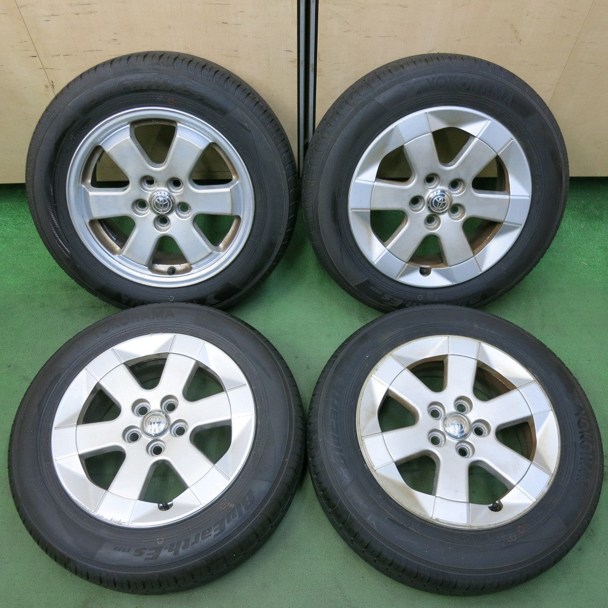 バリ溝！23年！9分★トヨタ 20系 プリウス 純正 185/65R15 ヨコハマ BluEarth-Es ES32 15インチ PCD100/5H★5073012SYノ