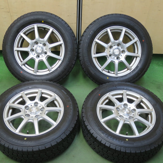 バリ溝！24年！9.5分以上★スタッドレス 195/65R15 グッドイヤー アイスナビ7 ravrion ラブリオン 15インチ PCD114.3/5H★5101401TTス