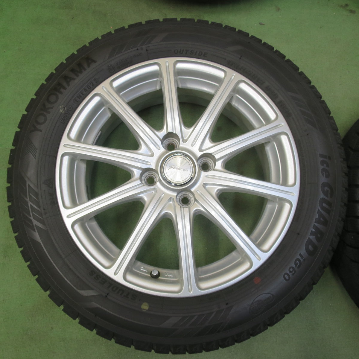 バリ溝！22年！9分◎スタッドレス 175/65R15 ヨコハマ アイスガード iG60 Fencer フェンサー 15インチ PCD100/4H◎6081206イス